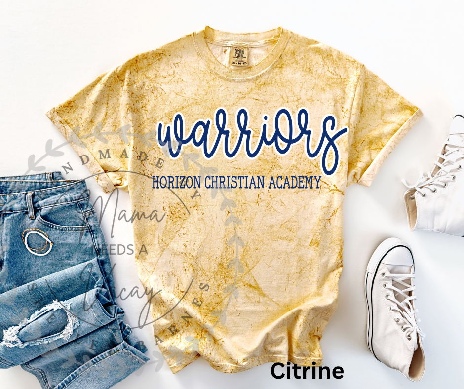 Script Mascot Marble Tee